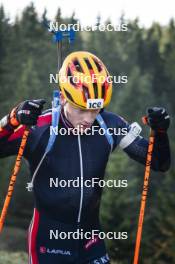 22.10.2024, Lavaze, Italy (ITA): Johannes Thingnes Boe (NOR) - Biathlon summer training, Lavaze (ITA). www.nordicfocus.com. © Vanzetta/NordicFocus. Every downloaded picture is fee-liable.