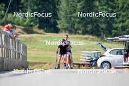 28.08.2024, Bessans, France (FRA): Sophie Chauveau (FRA) - Biathlon summer training, Bessans (FRA). www.nordicfocus.com. © Authamayou/NordicFocus. Every downloaded picture is fee-liable.