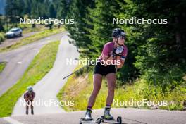 31.07.2024, Lavaze, Italy (ITA): Lara Wagner (AUT) - Biathlon summer training, Lavaze (ITA). www.nordicfocus.com. © Barbieri/NordicFocus. Every downloaded picture is fee-liable.