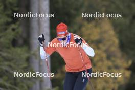 07.11.2024, Davos, Switzerland (SUI): Sandro Bovisi (SUI) - Biathlon training, snowfarming track, Davos (SUI). www.nordicfocus.com. © Manzoni/NordicFocus. Every downloaded picture is fee-liable.