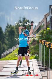 06.06.2024, Lavaze, Italy (ITA): Emil Nykvist (SWE) - Biathlon summer training, Lavaze (ITA). www.nordicfocus.com. © Barbieri/NordicFocus. Every downloaded picture is fee-liable.