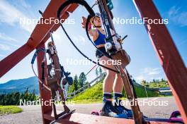 28.06.2024, Lavaze, Italy (ITA): Juni Arnekleiv (NOR) - Biathlon summer training, Lavaze (ITA). www.nordicfocus.com. © Barbieri/NordicFocus. Every downloaded picture is fee-liable.