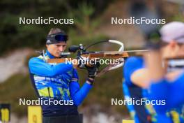 11.10.2024, Ramsau am Dachstein, Austria (AUT): Vitalii Mandzyn (UKR) - Biathlon summer training, Dachsteinglacier, Ramsau am Dachstein (AUT). www.nordicfocus.com. © Manzoni/NordicFocus. Every downloaded picture is fee-liable.