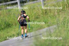 18.07.2024, Lenzerheide, Switzerland (SUI): Grace Castonguay (USA) - Biathlon summer training, Lenzerheide (SUI). www.nordicfocus.com. © Manzoni/NordicFocus. Every downloaded picture is fee-liable.