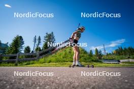 28.06.2024, Lavaze, Italy (ITA): Karoline Offigstad  Knotten (NOR) - Biathlon summer training, Lavaze (ITA). www.nordicfocus.com. © Barbieri/NordicFocus. Every downloaded picture is fee-liable.