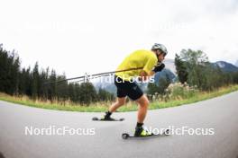 04.09.2024, Lenzerheide, Switzerland (SUI): Tarjei Boe (NOR) - Biathlon summer training, Lenzerheide (SUI). www.nordicfocus.com. © Manzoni/NordicFocus. Every downloaded picture is fee-liable.