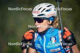 29.09.2024, Lavaze, Italy (ITA): Michela Carrara (ITA) - Biathlon summer training, Lavaze (ITA). www.nordicfocus.com. © Barbieri/NordicFocus. Every downloaded picture is fee-liable.