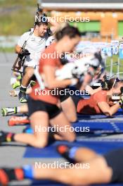 06.08.2024, Lenzerheide, Switzerland (SUI): Joscha Burkhalter (SUI) - Biathlon summer training, Lenzerheide (SUI). www.nordicfocus.com. © Manzoni/NordicFocus. Every downloaded picture is fee-liable.