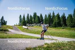 31.07.2024, Lavaze, Italy (ITA): Antonin Guigonnat (FRA) - Biathlon summer training, Lavaze (ITA). www.nordicfocus.com. © Barbieri/NordicFocus. Every downloaded picture is fee-liable.