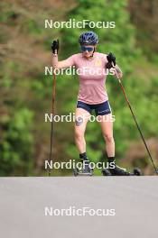 12.06.2024, Premanon, France (FRA): Lou Jeanmonnot (FRA) - Biathlon summer training, Premanon (FRA). www.nordicfocus.com. © Manzoni/NordicFocus. Every downloaded picture is fee-liable.