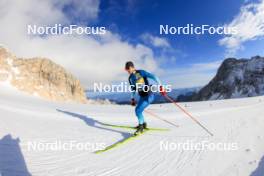 14.10.2024, Ramsau am Dachstein, Austria (AUT): Dmytro Pidruchnyi (UKR) - Biathlon summer training, Dachsteinglacier, Ramsau am Dachstein (AUT). www.nordicfocus.com. © Manzoni/NordicFocus. Every downloaded picture is fee-liable.