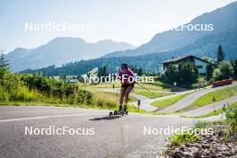 31.07.2024, Lavaze, Italy (ITA): Dunja Zdouc (AUT) - Biathlon summer training, Lavaze (ITA). www.nordicfocus.com. © Barbieri/NordicFocus. Every downloaded picture is fee-liable.