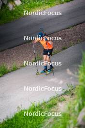 15.06.2024, Lavaze, Italy (ITA): Viktor Brandt (SWE) - Biathlon summer training, Lavaze (ITA). www.nordicfocus.com. © Barbieri/NordicFocus. Every downloaded picture is fee-liable.