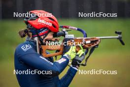 27.09.2024, Lavaze, Italy (ITA): Lisa Vittozzi (ITA) - Biathlon summer training, Lavaze (ITA). www.nordicfocus.com. © Barbieri/NordicFocus. Every downloaded picture is fee-liable.