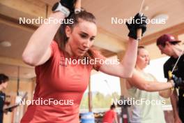 20.05.2024, Lenzerheide, Switzerland (SUI): Aita Gasparin (SUI) - Biathlon summer training, Lenzerheide (SUI). www.nordicfocus.com. © Manzoni/NordicFocus. Every downloaded picture is fee-liable.