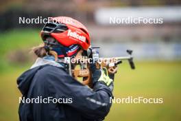 27.09.2024, Lavaze, Italy (ITA): Lisa Vittozzi (ITA) - Biathlon summer training, Lavaze (ITA). www.nordicfocus.com. © Barbieri/NordicFocus. Every downloaded picture is fee-liable.