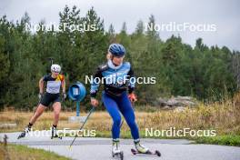 20.09.2024, Font-Romeu, France (FRA): Maya Cloetens (BEL) - Biathlon summer training, Font-Romeu (FRA). www.nordicfocus.com. © Authamayou/NordicFocus. Every downloaded picture is fee-liable.