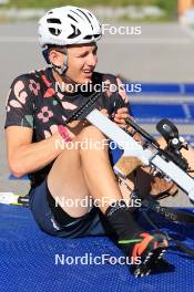 15.07.2024, Lenzerheide, Switzerland (SUI): Maxime Germain (USA) - Biathlon summer training, Lenzerheide (SUI). www.nordicfocus.com. © Manzoni/NordicFocus. Every downloaded picture is fee-liable.