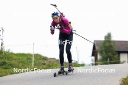 16.09.2024, Lenzerheide, Switzerland (SUI): Paula Botet (FRA) - Biathlon summer training, Lenzerheide (SUI). www.nordicfocus.com. © Manzoni/NordicFocus. Every downloaded picture is fee-liable.