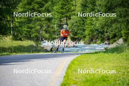 17.07.2024, Martell, Italy (ITA): Mirco Romanin (ITA) - Biathlon summer training, Martell (ITA). www.nordicfocus.com. © Barbieri/NordicFocus. Every downloaded picture is fee-liable.