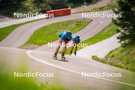 06.06.2024, Lavaze, Italy (ITA): Ella Hallvarsson (SWE) - Biathlon summer training, Lavaze (ITA). www.nordicfocus.com. © Barbieri/NordicFocus. Every downloaded picture is fee-liable.