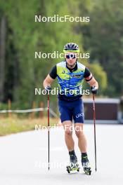 10.09.2024, Lenzerheide, Switzerland (SUI): Taras Lesiuk (UKR) - Biathlon summer training, Lenzerheide (SUI). www.nordicfocus.com. © Manzoni/NordicFocus. Every downloaded picture is fee-liable.