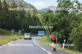 27.06.2024, Juf, Switzerland (SUI): Elisa Gasparin (SUI) - Biathlon summer training, Juf (SUI). www.nordicfocus.com. © Manzoni/NordicFocus. Every downloaded picture is fee-liable.