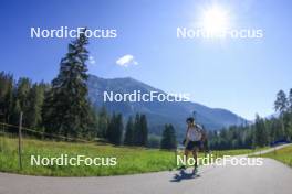 06.08.2024, Lenzerheide, Switzerland (SUI): Lisa Theresa Hauser (AUT) - Biathlon summer training, Lenzerheide (SUI). www.nordicfocus.com. © Manzoni/NordicFocus. Every downloaded picture is fee-liable.