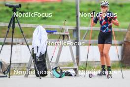 04.09.2024, Lenzerheide, Switzerland (SUI): Karoline Offigstad Knotten (NOR) - Biathlon summer training, Lenzerheide (SUI). www.nordicfocus.com. © Manzoni/NordicFocus. Every downloaded picture is fee-liable.