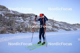 14.10.2024, Ramsau am Dachstein, Austria (AUT): Matthias Riebli (SUI) - Biathlon summer training, Dachsteinglacier, Ramsau am Dachstein (AUT). www.nordicfocus.com. © Manzoni/NordicFocus. Every downloaded picture is fee-liable.