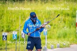 17.07.2024, Martell, Italy (ITA): Alexander Inderst (ITA) - Biathlon summer training, Martell (ITA). www.nordicfocus.com. © Barbieri/NordicFocus. Every downloaded picture is fee-liable.