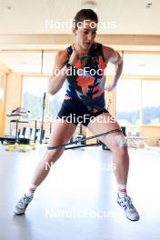 15.07.2024, Lenzerheide, Switzerland (SUI): Deedra Irwin (USA) - Biathlon summer training, Lenzerheide (SUI). www.nordicfocus.com. © Manzoni/NordicFocus. Every downloaded picture is fee-liable.