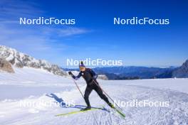 12.10.2024, Ramsau am Dachstein, Austria (AUT): Lou Jeanmonnot (FRA) - Biathlon summer training, Dachsteinglacier, Ramsau am Dachstein (AUT). www.nordicfocus.com. © Manzoni/NordicFocus. Every downloaded picture is fee-liable.