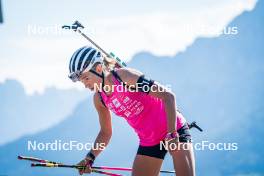 28.06.2024, Lavaze, Italy (ITA): Juni Arnekleiv (NOR) - Biathlon summer training, Lavaze (ITA). www.nordicfocus.com. © Barbieri/NordicFocus. Every downloaded picture is fee-liable.