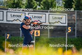 31.07.2024, Lavaze, Italy (ITA): Anna Gandler (AUT) - Biathlon summer training, Lavaze (ITA). www.nordicfocus.com. © Barbieri/NordicFocus. Every downloaded picture is fee-liable.