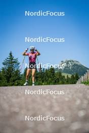 31.07.2024, Lavaze, Italy (ITA): Anna Andexer (AUT) - Biathlon summer training, Lavaze (ITA). www.nordicfocus.com. © Barbieri/NordicFocus. Every downloaded picture is fee-liable.