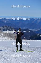 12.10.2024, Ramsau am Dachstein, Austria (AUT): Lou Jeanmonnot (FRA) - Biathlon summer training, Dachsteinglacier, Ramsau am Dachstein (AUT). www.nordicfocus.com. © Manzoni/NordicFocus. Every downloaded picture is fee-liable.