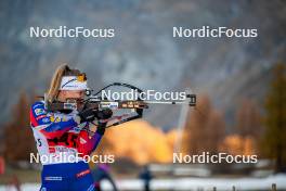 09.11.2024, Bessans, France (FRA): Oceane Michelon (FRA) - Biathlon summer training, Bessans (FRA). www.nordicfocus.com. © Authamayou/NordicFocus. Every downloaded picture is fee-liable.