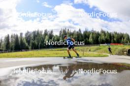 10.09.2024, Lenzerheide, Switzerland (SUI): Vitalii Mandzyn (UKR) - Biathlon summer training, Lenzerheide (SUI). www.nordicfocus.com. © Manzoni/NordicFocus. Every downloaded picture is fee-liable.