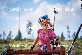 06.08.2024, Lavaze, Italy (ITA): Anna Gandler (AUT) - Biathlon summer training, Lavaze (ITA). www.nordicfocus.com. © Barbieri/NordicFocus. Every downloaded picture is fee-liable.