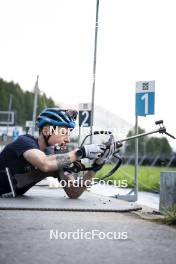 27.08.2024, Martell, Italy (ITA): Lukas Hofer (ITA) - Biathlon summer training, Martell (ITA). www.nordicfocus.com. © Vanzetta/NordicFocus. Every downloaded picture is fee-liable.