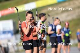 06.08.2024, Lenzerheide, Switzerland (SUI): Elisa Gasparin (SUI) - Biathlon summer training, Lenzerheide (SUI). www.nordicfocus.com. © Manzoni/NordicFocus. Every downloaded picture is fee-liable.