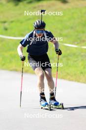 06.08.2024, Lenzerheide, Switzerland (SUI): Gion Stalder (SUI) - Biathlon summer training, Lenzerheide (SUI). www.nordicfocus.com. © Manzoni/NordicFocus. Every downloaded picture is fee-liable.