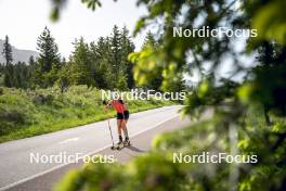 19.06.2024, Lavaze, Italy (ITA): Dorothea Wierer (ITA) - Biathlon summer training, Lavaze (ITA). www.nordicfocus.com. © Vanzetta/NordicFocus. Every downloaded picture is fee-liable.