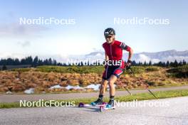 22.10.2024, Lavaze, Italy (ITA): Juni Arnekleiv (NOR) - Biathlon summer training, Lavaze (ITA). www.nordicfocus.com. © Vanzetta/NordicFocus. Every downloaded picture is fee-liable.