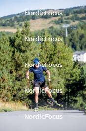 05.09.2024, Font-Romeu, France (FRA): Martin Ponsiluoma (SWE) - Biathlon summer training, Font-Romeu (FRA). www.nordicfocus.com. © Authamayou/NordicFocus. Every downloaded picture is fee-liable.