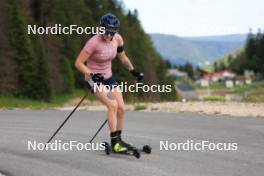 12.06.2024, Premanon, France (FRA): Lou Jeanmonnot (FRA) - Biathlon summer training, Premanon (FRA). www.nordicfocus.com. © Manzoni/NordicFocus. Every downloaded picture is fee-liable.