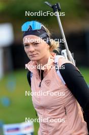 10.09.2024, Lenzerheide, Switzerland (SUI): Amy Baserga (SUI) - Biathlon summer training, Lenzerheide (SUI). www.nordicfocus.com. © Manzoni/NordicFocus. Every downloaded picture is fee-liable.