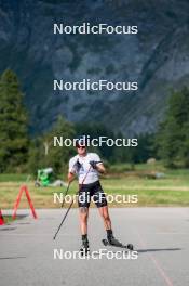 29.08.2024, Bessans, France (FRA): Lou Jeanmonnot (FRA) - Biathlon summer training, Bessans (FRA). www.nordicfocus.com. © Authamayou/NordicFocus. Every downloaded picture is fee-liable.