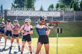 06.08.2024, Lavaze, Italy (ITA): Anna Andexer (AUT) - Biathlon summer training, Lavaze (ITA). www.nordicfocus.com. © Barbieri/NordicFocus. Every downloaded picture is fee-liable.